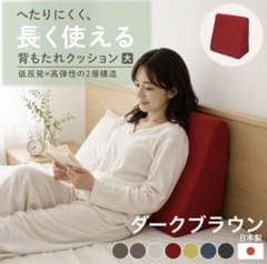☆期間限定☆ 背もたれ クッション 三角クッション 背中 ベッド用 低