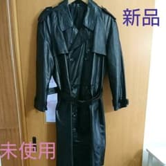 定価128000円❗shlendid牛革ダブルトレンチコート／新品・未使用のサムネイル