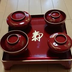 お食い初め漆器 男の子用 1000円→700円に変更のサムネイル
