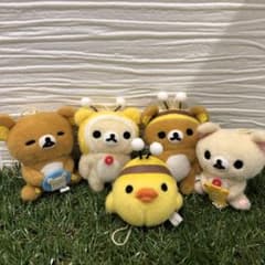 리락쿠마 마스코트 컬렉션 허니&스마일 전 5종 컴플리트 품고 있다