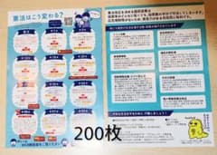 チラシ200枚「憲法はこう変わる？」のサムネイル