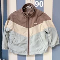 FILA アプレレクール キッズ ナイロンジャケット ブルゾン 90cmのサムネイル