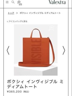 ★希少★Valextra ボクシィ インヴィジブル ミディアムトート　ホワイトのサムネイル