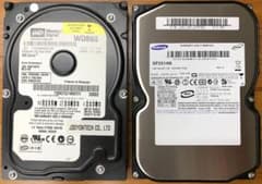 IDE 2.5&3.5インチ HDD 内蔵ハードディスク7個セット ジャンクのサムネイル