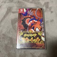 Switchカセット ポケットモンスタースカーレット ケース付きのサムネイル
