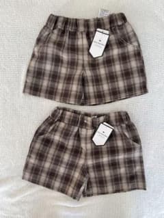 双子　ショートパンツ　（90cm ２着）のサムネイル
