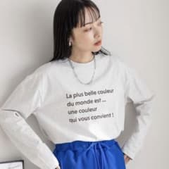 [新品未使用]ローリーズファーム♡ブラウンロゴロンＴのサムネイル