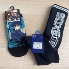 呪術廻戦 伏黒恵 靴下 ＆ ロゴソックス 2足セットのサムネイル