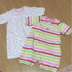 ミキハウス 新生児 ロンパース 50 60のサムネイル