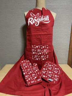 Régilait エプロン ミトン 鍋敷き 3点セットのサムネイル