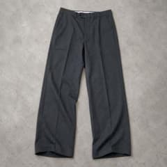 ARMANI COLLEZIONI ワイドスラックス　イタリア製　90s 00s 90s ARMANI COLLEZIONI ワイドストレートスラックス グレー - メルカリ