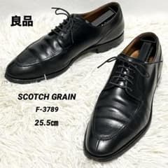 良品✨SCOTCH GRAIN F-3789 Vチップ ブラック レザー25.5 - メルカリ