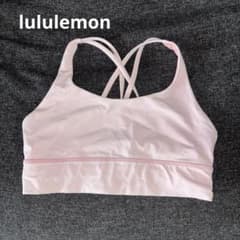 Lululemon Pink Crossback Sports Bra, Size 8 (L/LL)