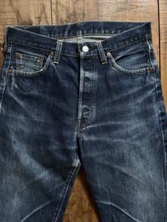 90s levi's 501xx バレンシア製 鬼ヒゲ ハチノス - メルカリ