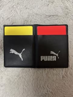 PUMA プーマ サッカー 審判用 レフェリーカードセット ケース 4級(緑)のサムネイル