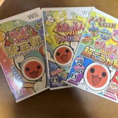 太鼓の達人 Wii ソフト 3本セットのサムネイル