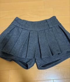 プリーツミニスカート グレー Sサイズ