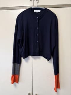 k*o様 ENFOLD クロップドカーディガン 38 ネイビー・オレンジ k*o様 ENFOLD クロップドカーディガン 38 ネイビー・オレンジ - メルカリ