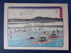 真作】江戸時代 木版画 岩山（橘守国） | Shop at Mercari from Japan