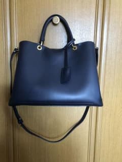ネイビー　トートバッグのサムネイル