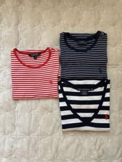チョコチョコ様専用　ラルフローレン ストライプ半袖Tシャツ3枚セットのサムネイル