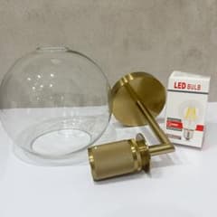 ブラケットライト　北欧　ガラス　2こセットのサムネイル