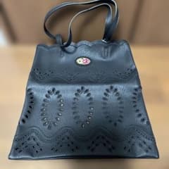 新品未使用　レイクアルスター黒 手提げ鞄のサムネイル