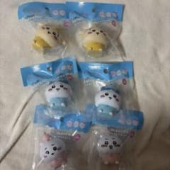 ちいかわ　 ソフビインテリアマスコットコンプセットちいかわ うさぎ ハチワレのサムネイル