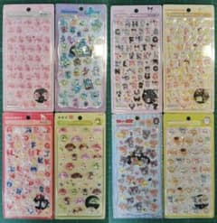 キャラクターシールまとめ売り【ボンドロ含む】 値段交渉有】ボンドロ キャラクターシール 8種セット まとめ売り