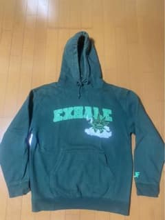 HUF EXHALE パーカー ダークグリーン　 メンズ　サイズMのサムネイル