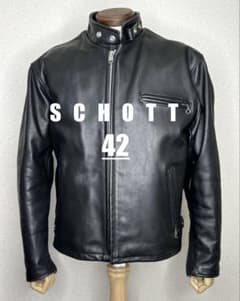 美品⑦ SCHOTT【42】641 ライナー付ninja米国製ハーレーUSA - メルカリ
