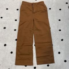 【GAP】 WIDE LEG CROP HIGH RISE 00 ブラウンのサムネイル
