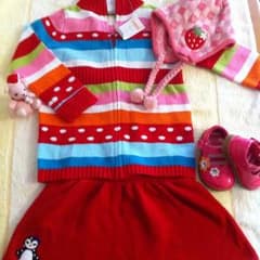 ジップアップカーディガン☆US子供服 カーターズ ギャップキッズのサムネイル