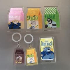 ディズニー ズートピア アクリルキーホルダー めじるしアクセサリーのサムネイル