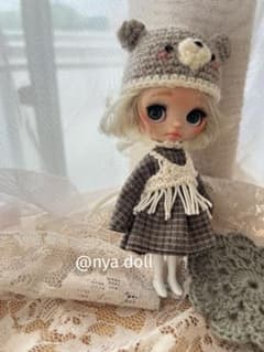 プチブライス♡くまさん帽子の三姉妹のサムネイル