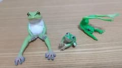 【最終値下げ】カエルフィギュア 3セットのサムネイル