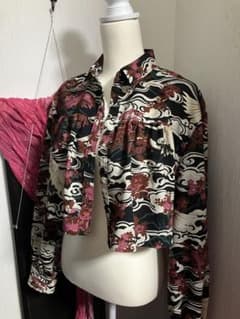 &ellecy アンドエルシー ショート丈総柄シャツ - メルカリ