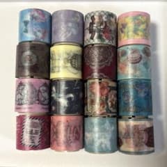 裾分けマステセット　今井キラ・オカッパラバーなど作家のマスキングテープ16点