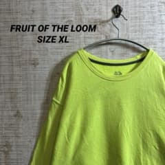 H*a様 FRUIT OF THE LOOM XL 蛍光イエロー スウェットのサムネイル