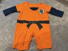 ドラゴンボール 孫悟空 道着風 ロンパース カバーオール　ハロウィン仮装コスプレのサムネイル