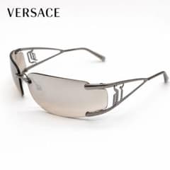 VERSACE ヴェルサーチ サングラス メタルフレーム リムレス y2k - メルカリ