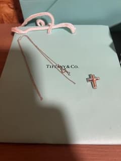 ティファニー テンダネス　ハート クロス ネックレス シルバー チェーン切れ ティファニー テンダネス ハート クロス ネックレス シルバー チェーン