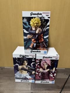 Grandista フィギュアセット ナルト サスケ サクラ　3体　新品未開封のサムネイル