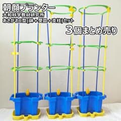 朝顔プランター3セットまとめ売り 大和科学教材研究所「あさがおC型」 朝顔プランター3セットまとめ売り 大和科学教材研究所「あさがおC型