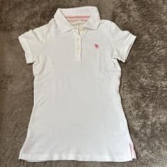 Abercrombie & Fitch ホワイトポロシャツ Sサイズのサムネイル