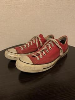 70s 80s Converse チャックテイラー　11.5ヴィンテージ　赤 70s 80s Converse チャックテイラー 11.5ヴィンテージ 赤 - メルカリ