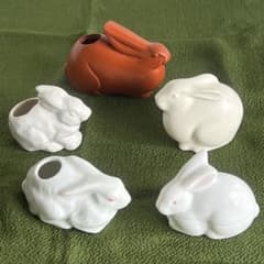 ウサギの小物セット　5個　楊枝立て　小物入れのサムネイル