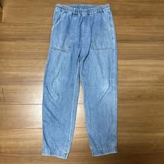 キッズ デニム ジョガーパンツ ライトブルーのサムネイル