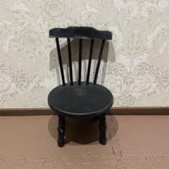 Salyu サリュ　ミニチュア　チェアー　アンティーク風　木製 ブラックのサムネイル