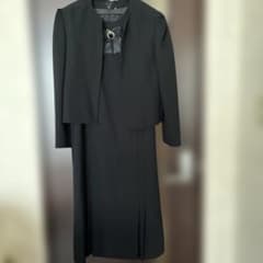 Showa Dress ブラックフォーマル アンサンブル 礼服　共ベルト付きのサムネイル